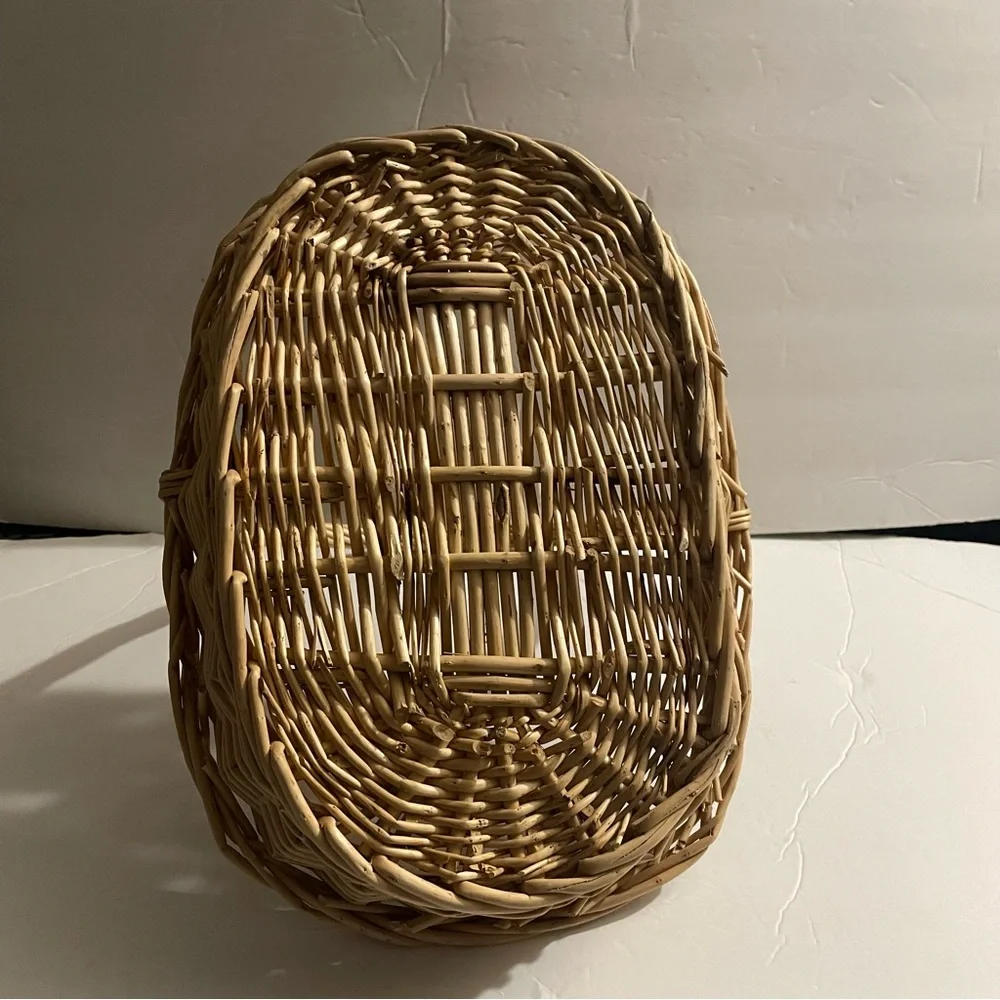 Vintage Brown Woven Basket